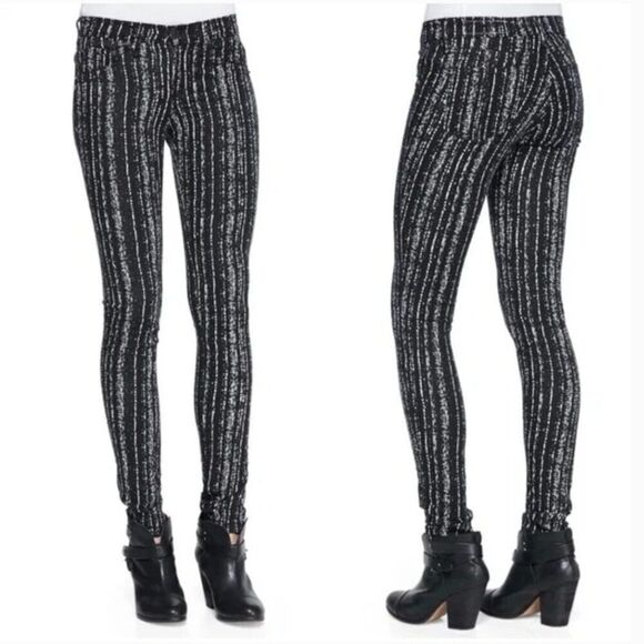 Rag & Bone Printed Legging in Barcode 26 NWT - Picture 1 of 9